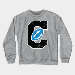 Big Bold Carolina Panthers Monogram Crewneck Sweatshirt